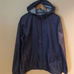 Columbia Raincoat/Windbreaker Large Purple